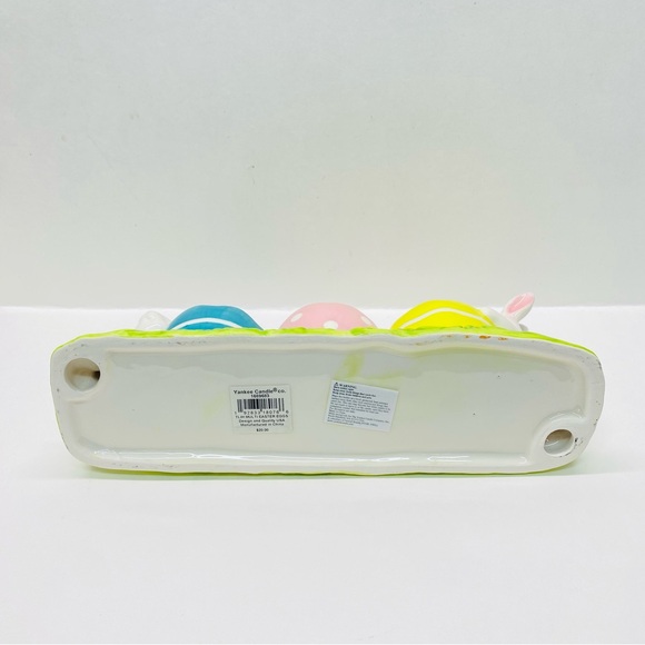 Yankee Candle Easter Egg Bunny Tealight Holder Bunnies Spring Pink Yellow Blue - Picture 13 of 14